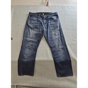 Agave Denim Copper Gringo Jeans Mens 36 Blue Cotton Classic Fit Straight Leg